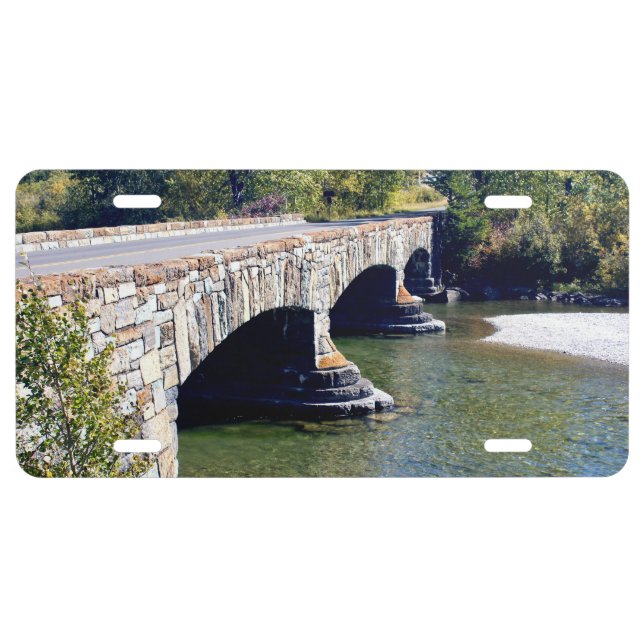 Divide Creek Bridge License Plate (Front)