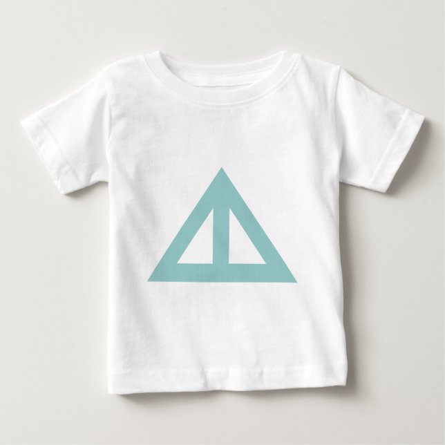 Divided Triangular Arrow Baby T-Shirt (Front)
