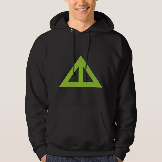 Divided Triangular Arrow Hoodie (Front)