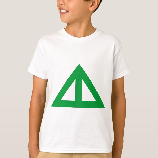 Divided Triangular Arrow T-Shirt (Front)
