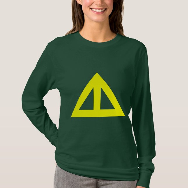 Divided Triangular Arrow T-Shirt (Front)