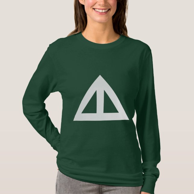 Divided Triangular Arrow T-Shirt (Front)