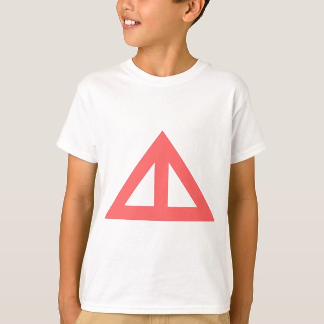 Divided Triangular Arrow T-Shirt (Front)