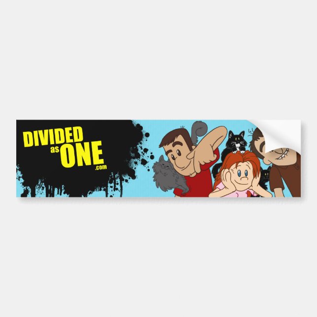 DIVIDEDasONE Bumper Sticker (Front)