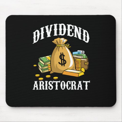 Dividend Aristocrat Money Stocks Investors Gift Mouse Pad