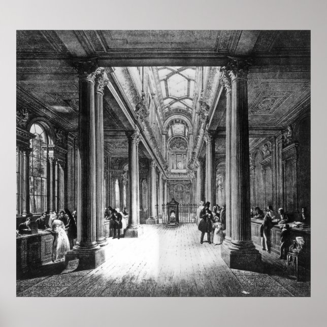 Dividend Office, Bank of England Poster (Front)