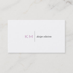 Divider Line (pink) Tab Business Card