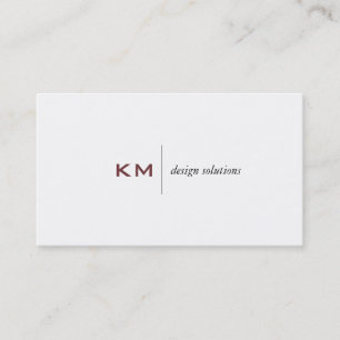 Divider Line (rose vale) Tab Business Card