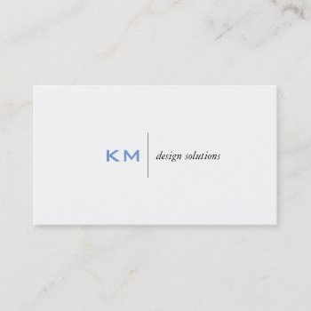 Divider Line (sky Blue) Tab Business Card by lovely_businesscards at Zazzle