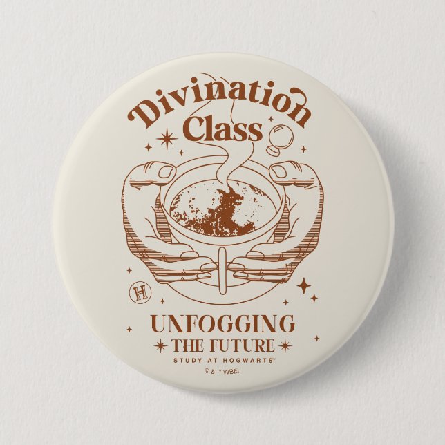 Divination Class - Unfogging The Future Button (Front)