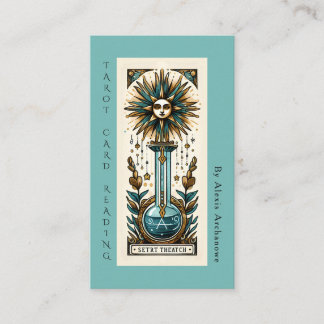 Divination Tarot Card Reading Business Card