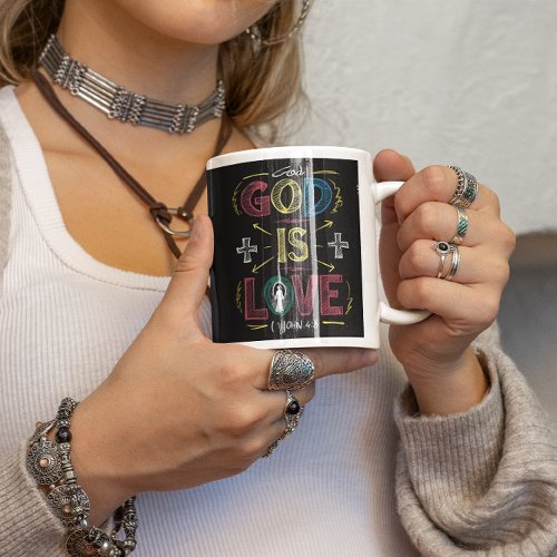 Divine Affirmation God Is Love Coffee Mug