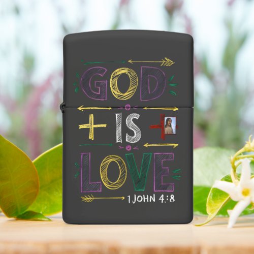 Divine Affirmation  God is love Zippo Lighter