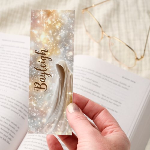 Pretty Bookmarks 8 Divine Angelic Being Golden Starlight Bookmarks