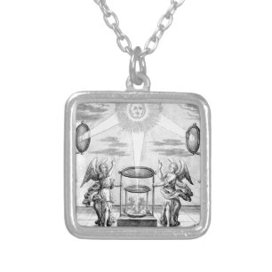 Divine Arcana of Alchemy Silver Plated Necklace