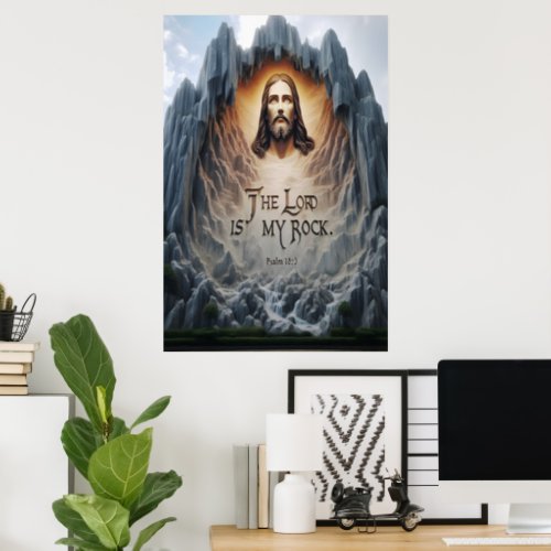 Divine Ascension The Lord Is My Rock Poster