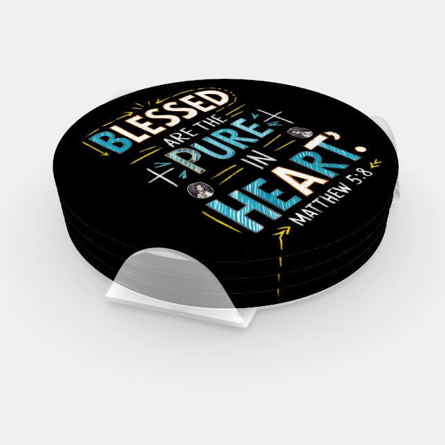 Divine Blessings: A Bible Verse Illumination Coaster Set (Set)