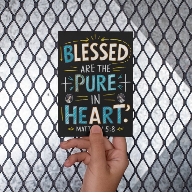 Divine Blessings: A Bible Verse Illumination Postcard (Creator Uploaded)
