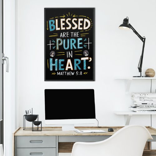 Divine Blessings A Bible Verse Illumination Poster