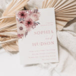 Divine Boho Blush & Rose Wedding Invitation<br><div class="desc">Divine Boho Blush & Rose Floral Wedding Invitation
See our collection for many more invitations and matching items

Also available as a digital downloadable invitation.</div>