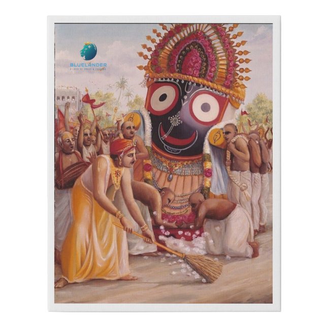 "Divine Canva Wall Art Decor: Lord Jagannath" (Front)