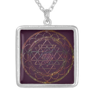 Divine Color Sri Yantra4 Necklace