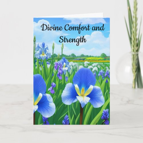 Divine Comfort and Strength GOD is with You Card
