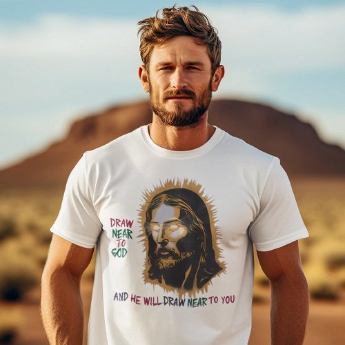 Divine Connection Draw Near to God T_Shirt