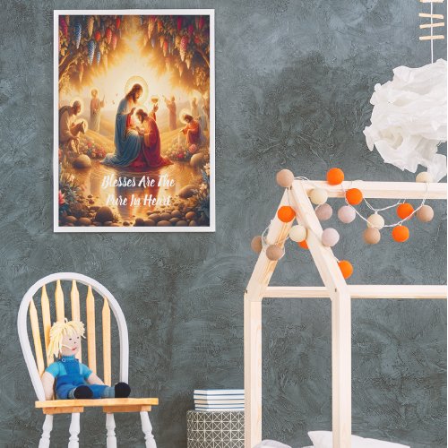 Divine Connection Jesus Poster