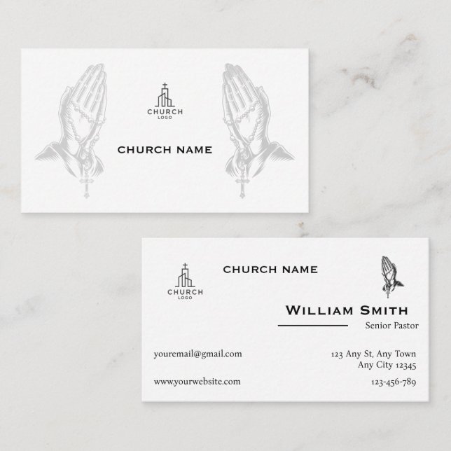 Divine Connection Pastoral Business Card (Front/Back)