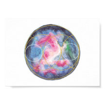 Divine connection poster / crystalgrid template