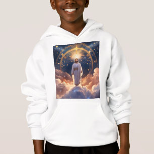🌟 Divine Cosmos: Jesus Among the Stars ✝️✨ Hoodie