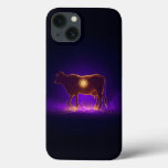 Divine Cow Silhouette | Govardhan Puja Spiritual iPhone 13 Case