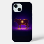 Divine Cow Silhouette | Govardhan Puja Spiritual iPhone 15 Case