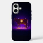 Divine Cow Silhouette | Govardhan Puja Spiritual iPhone 16 Case