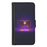 Divine Cow Silhouette | Govardhan Puja Spiritual Samsung Galaxy S5 Wallet Case