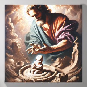 Divine Creation Wrapped Canvas - Peel and Stick  Canvas Photo Tile