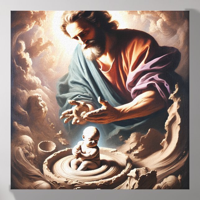 Divine Creation Wrapped Canvas - Peel and Stick  Canvas Photo Tile (Front Set)