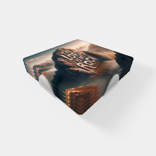 Divine Declaration: The Lord Is My Rock Coaster Set