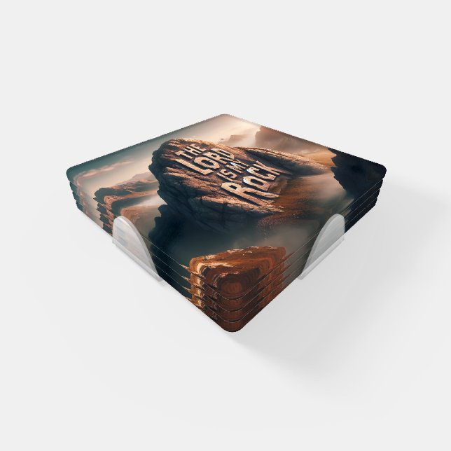 Divine Declaration: The Lord Is My Rock Coaster Set (Set)