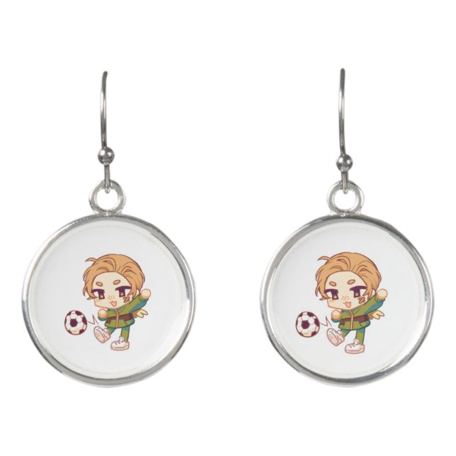 Divine defedner mini earrings (Front)