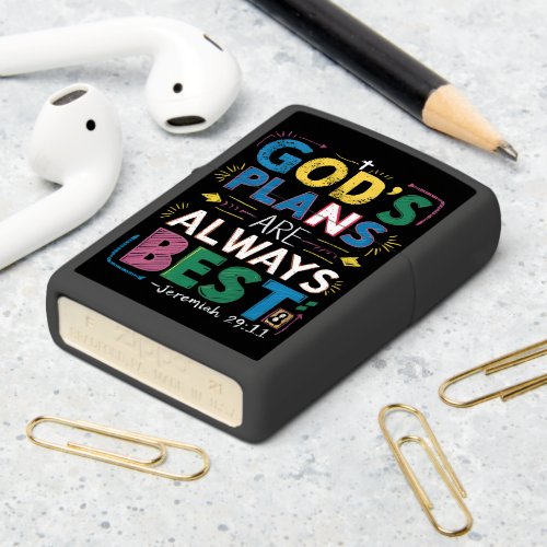 Divine Design Gods Plans Are Always Best Zippo Lighter