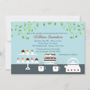 Divine Desserts Spring-Theme Invitation