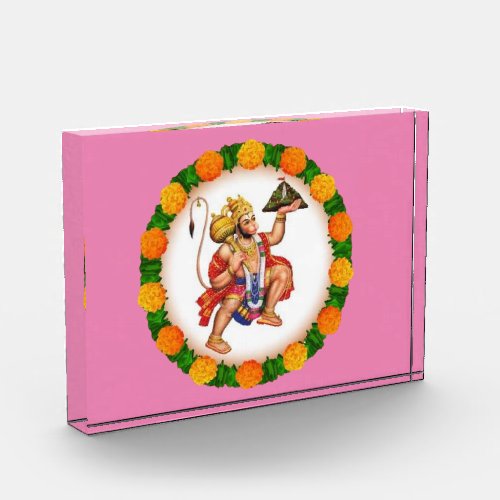Divine Devotion Hanumanjis Sacred Strength Photo Block