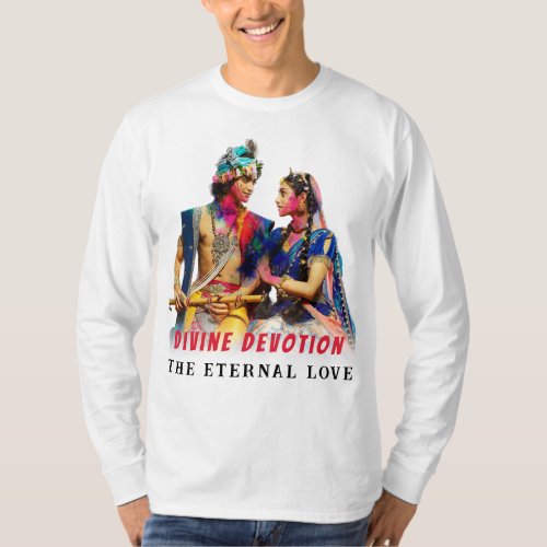 Divine Devotion The Eternal Love of Lord Shree Kr T_Shirt