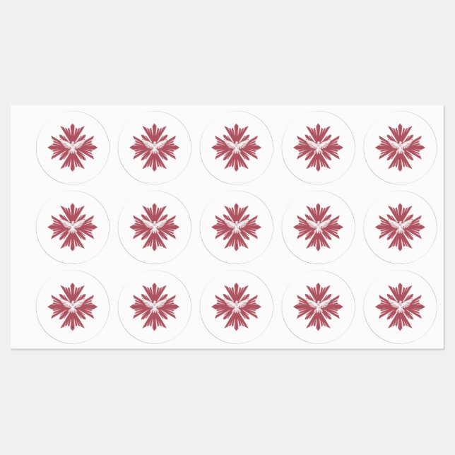 Divine dove of peace labels (Sheet)