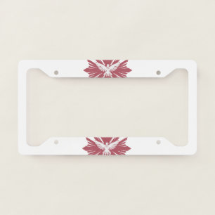 Divine dove of peace license plate frame