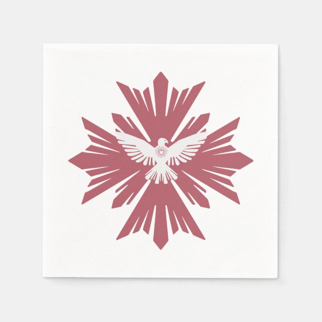 Divine dove of peace napkins (Front)