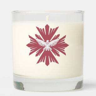 Divine dove of peace scented candle
