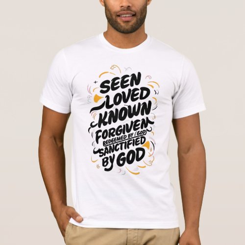 Divine Embrace A Message of Faith and Redemption T_Shirt